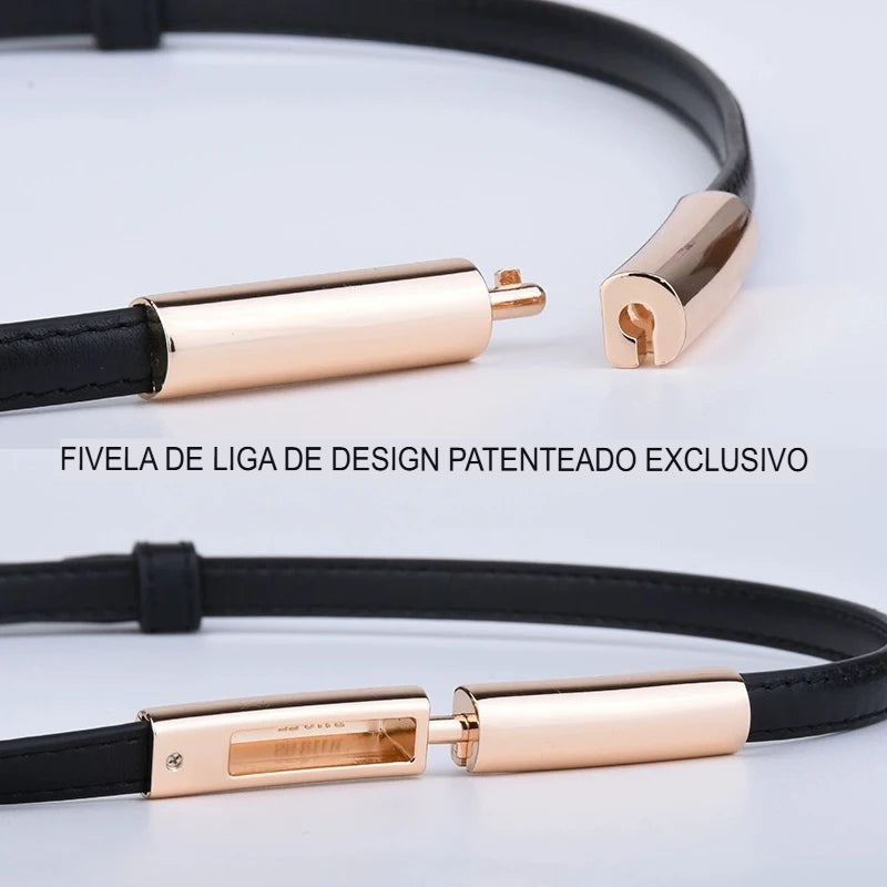Cinto Feminino Fino Luxo Erela