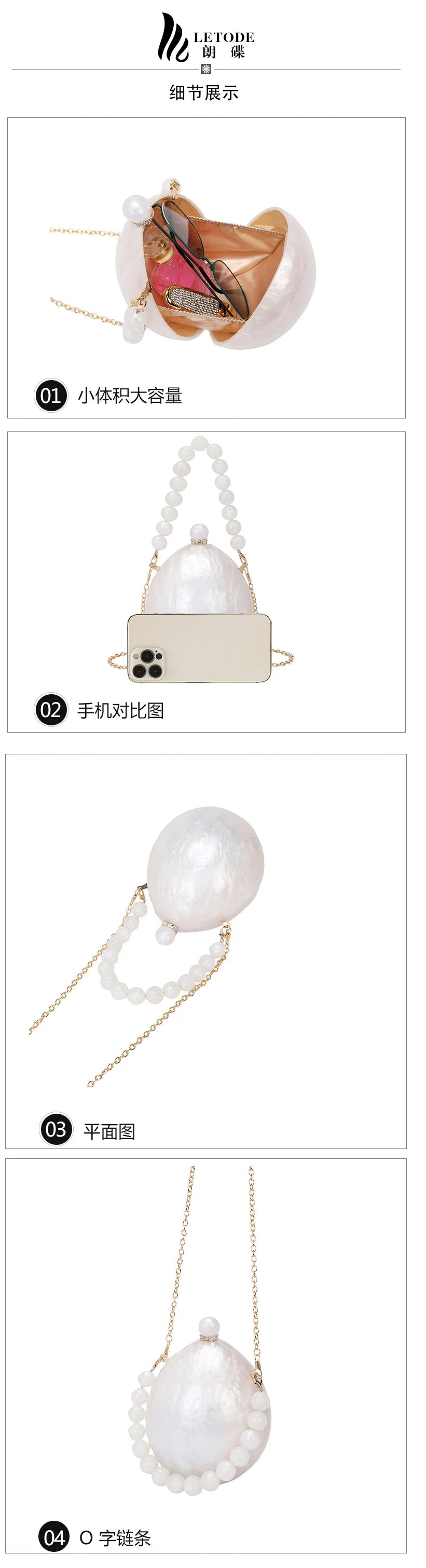 Elegante pérola bolsa crossbody jantar saco festa de casamento vestido de noite saco forma ovo ganso moda nova chegada