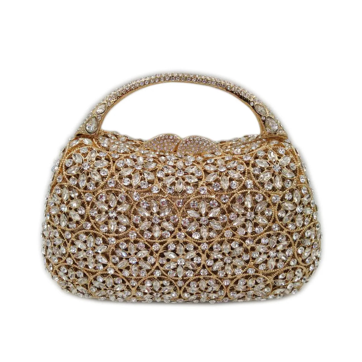 Mulheres strass alça superior bolsas pedras saco de noite minaudiere casamento embreagem nupcial tote senhoras corrente metal bolsa