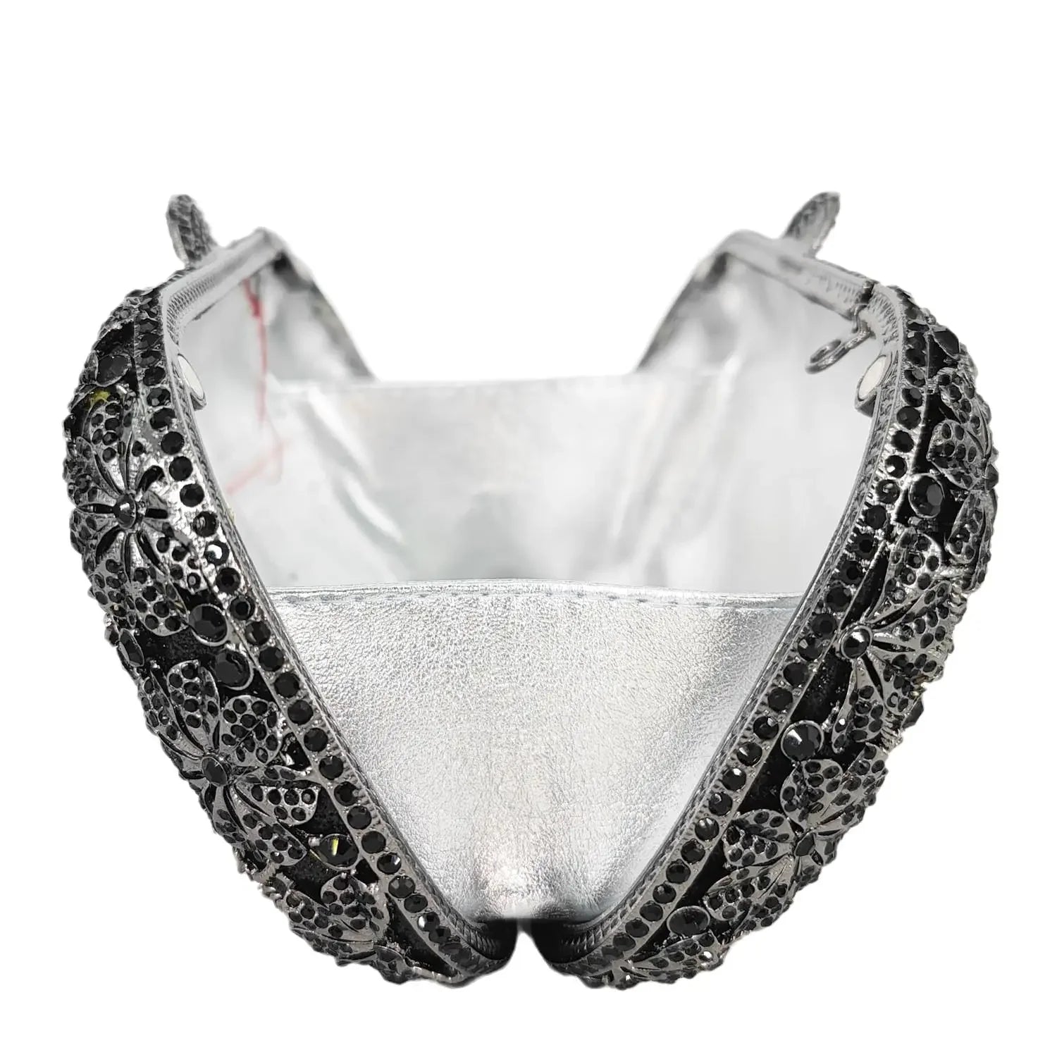 Boutique de fgg flor cristal bolsas de embreagem para mulheres elegantes, sacos de noite de strass floral, bolsa dura minaudiere