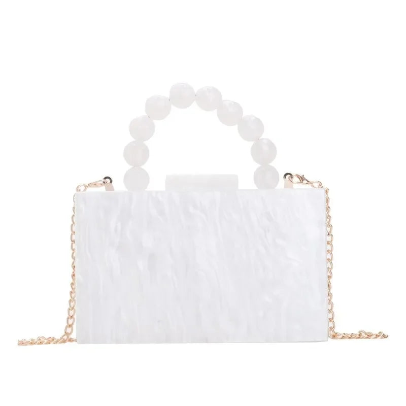 Caixa de acrílico saco de noite corrente bolsa de ombro crossbody saco de jantar marca dura nenhuma origem china bolsa