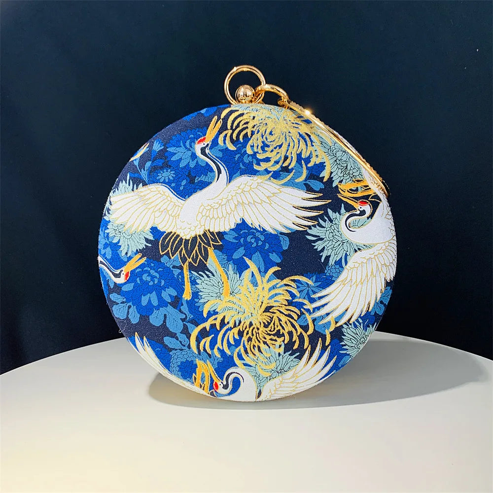 Saco clássico diamante círculo sacos chineses mãe mulheres professor presente saco sacos vintage bloqueio alça superior bolsas femininas