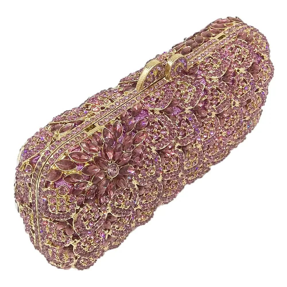 Boutique de fgg prata flor embreagem feminina cristal bolsas noite nupcial casamento strass minaudiere saco formal sacos festa
