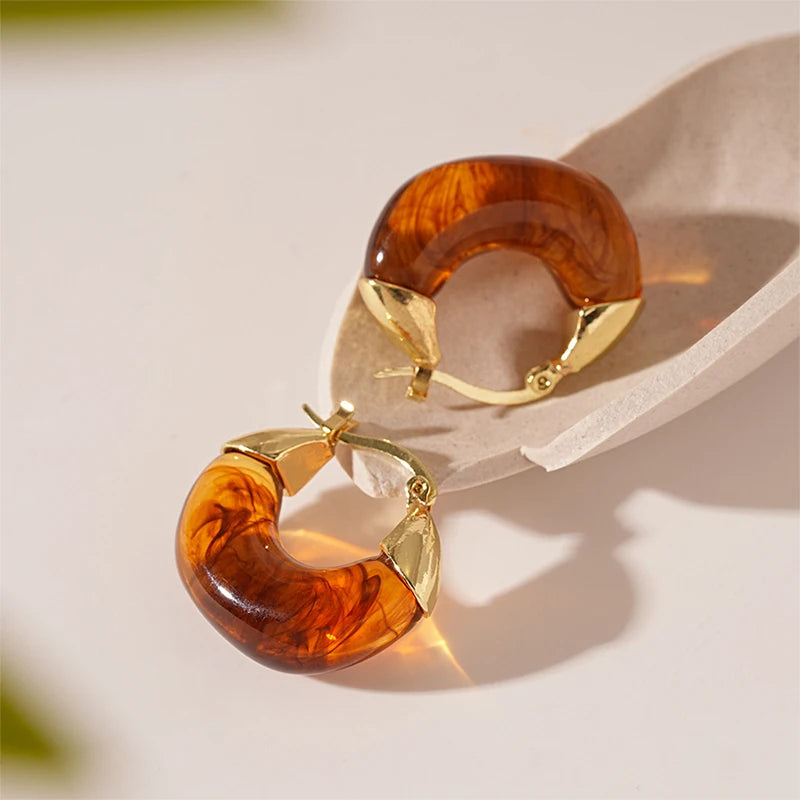 Elegante requintado feminino brincos bonito moda tendência jóias presentes de festa de casamento simples personalidade acessórios geométricos rg446