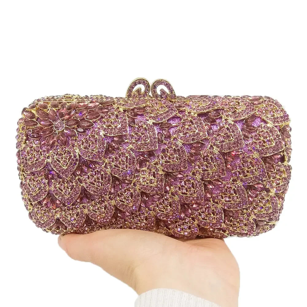 Boutique de fgg prata flor embreagem feminina cristal bolsas noite nupcial casamento strass minaudiere saco formal sacos festa