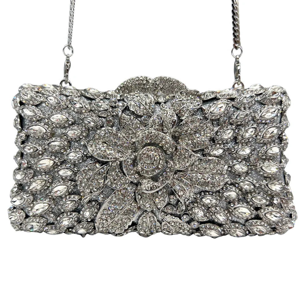 Moda de luxo feminina verde esmeralda cristal noite saco festa bolsa senhoras casamento nupcial saco embreagem