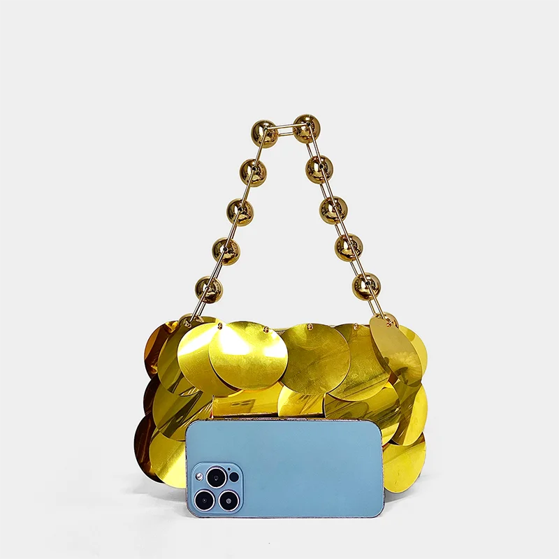 Ombro único Underarm Bag, fada Pérola Shell Bolsa, celebridade Internet, Novo Ins, Super Popular, Verão, 2024