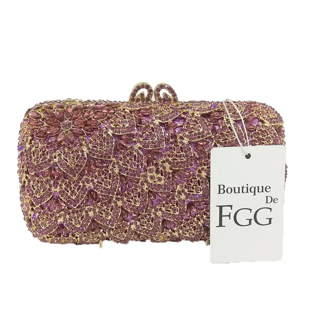 Boutique de fgg prata flor embreagem feminina cristal bolsas noite nupcial casamento strass minaudiere saco formal sacos festa