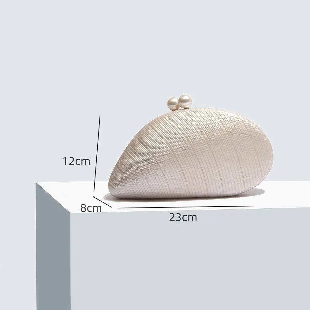 Bolsa de mão acrílica para mulheres, bolsa de jantar de casamento, bolsa crossbody de ombro único com alça de corrente, bolsa compacta elegante