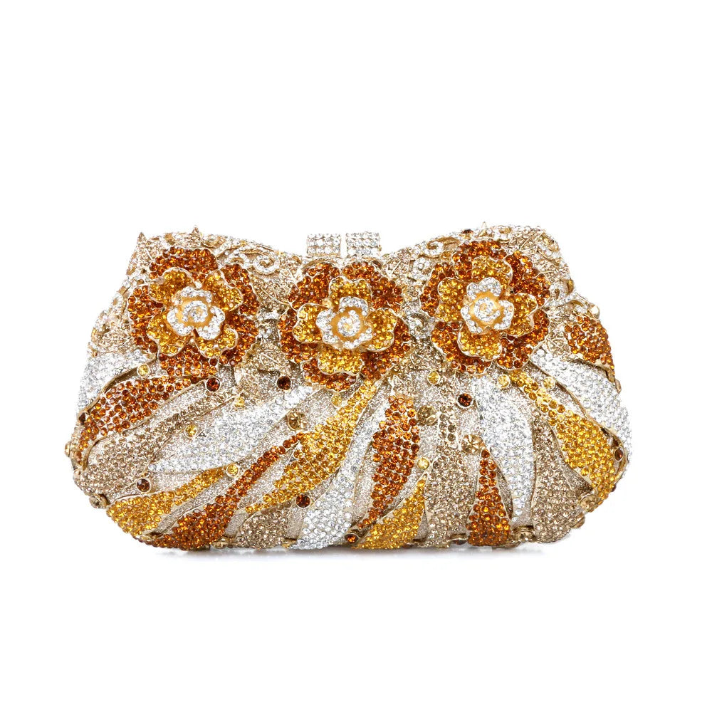 Clutch Metal Cristal Dama da Noite