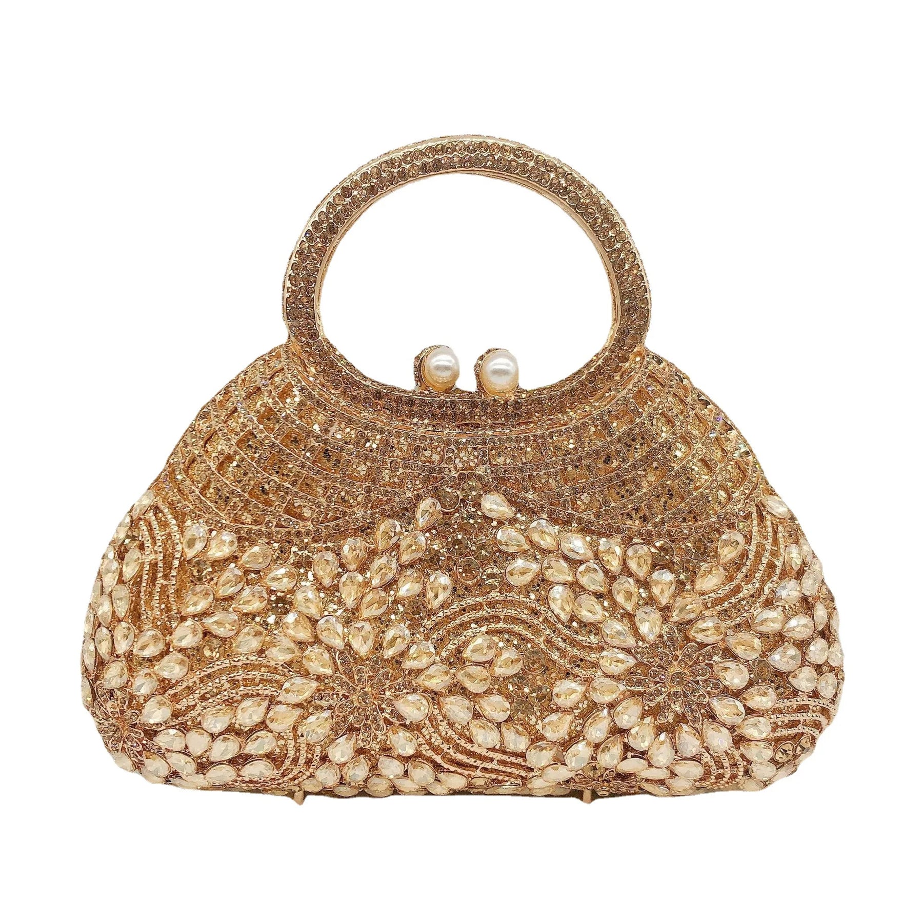 Bolsa de jantar de diamante grande capacidade ombro crossbody oco strass bolsa feminina banquete bolsa de embreagem