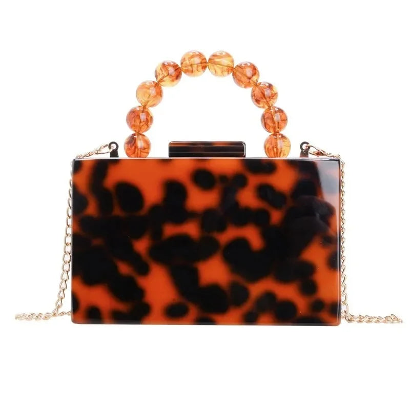 Caixa de acrílico saco de noite corrente bolsa de ombro crossbody saco de jantar marca dura nenhuma origem china bolsa