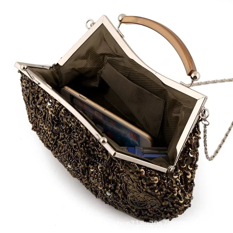 Moda vintage chinês vestido saco bordado xale mochila feminina estilo shanghai fornecimento transfronteiriço atacado moda