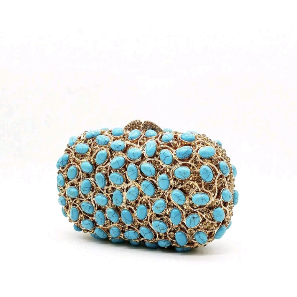 Clutch Turquoise Stone Sarasvati