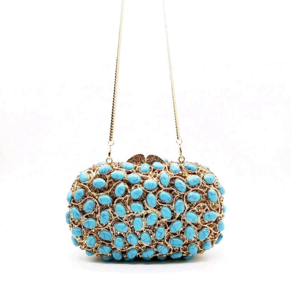 Clutch Turquoise Stone Sarasvati