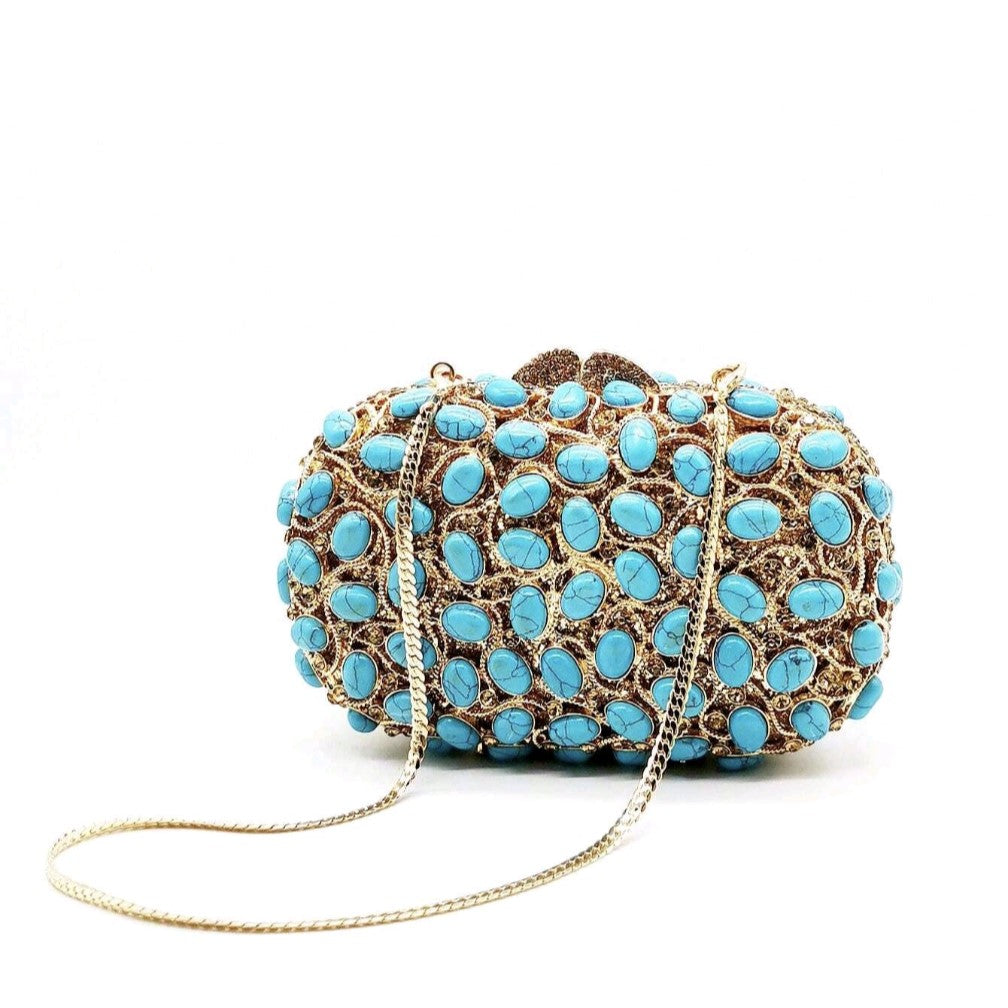 Clutch Turquoise Stone Sarasvati