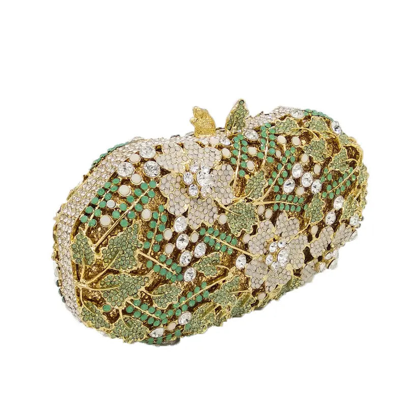 Clutch Cristal Verde Veneza
