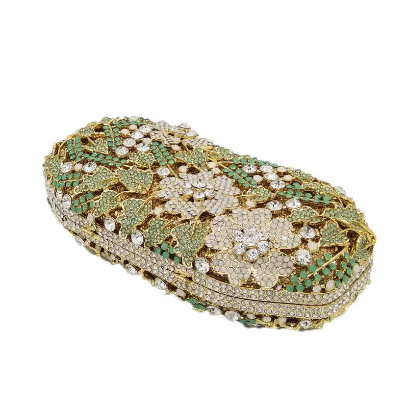 Clutch Cristal Verde Veneza