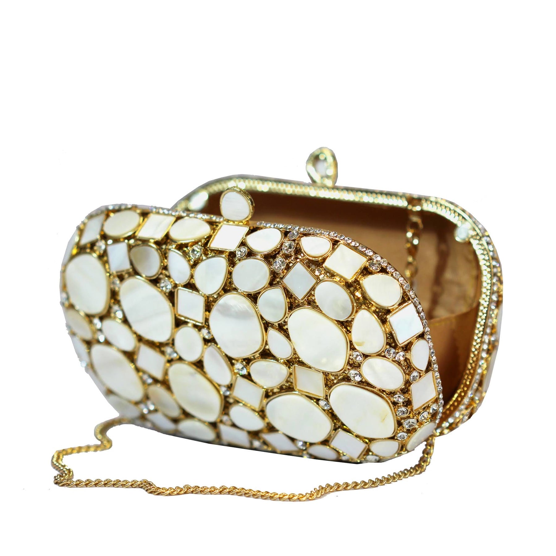 Clutch Afnan Noir Madrepérola