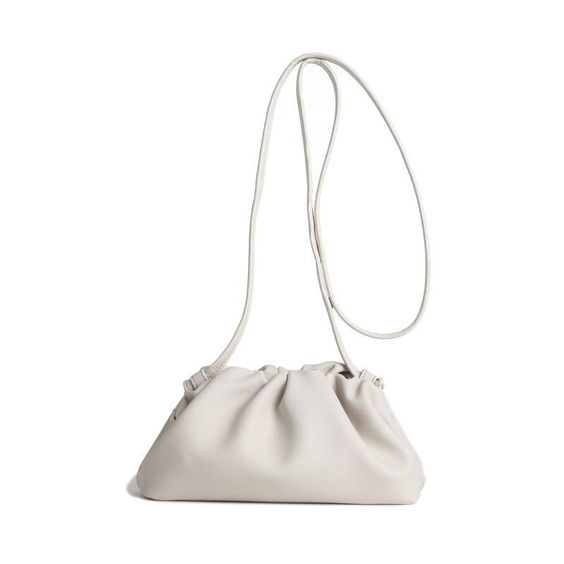 Bolsa Clutch com Alça Tiracolo Bege