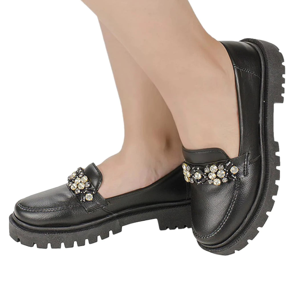 Mocassim Pedraria Oxford Tratorado