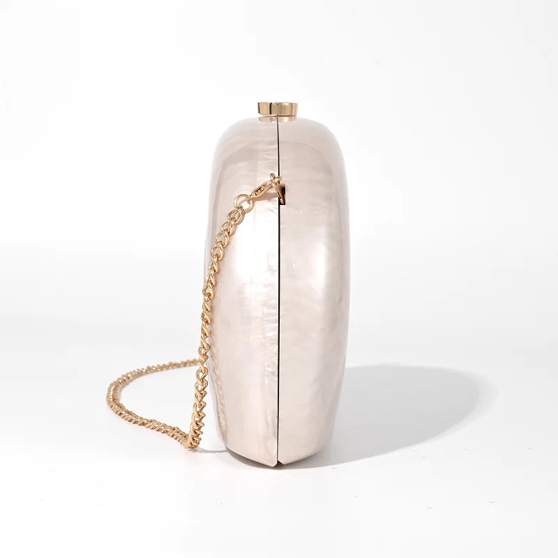 Bolsa Clutch Caracol Perla