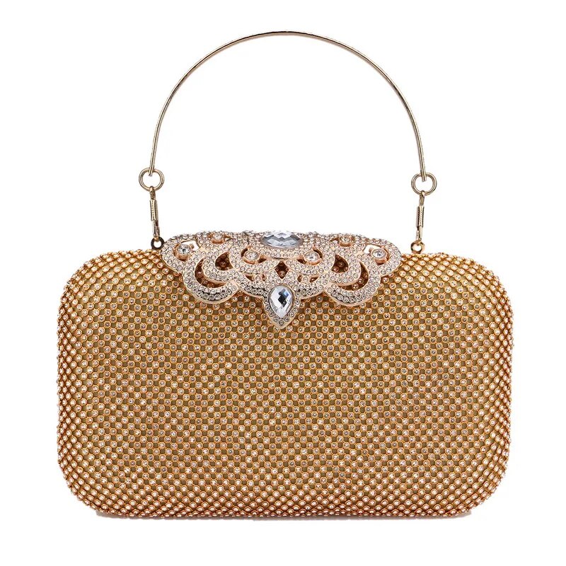 Bolsa de Festa Clutch Dourada