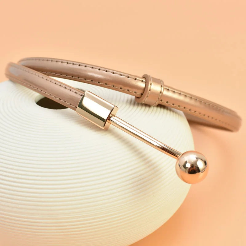 Cinto Feminino Couro Legitimo Fino Luxo Califórnia