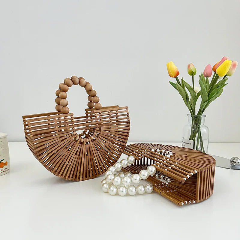 Bolsa Bambu Vazada Tropical