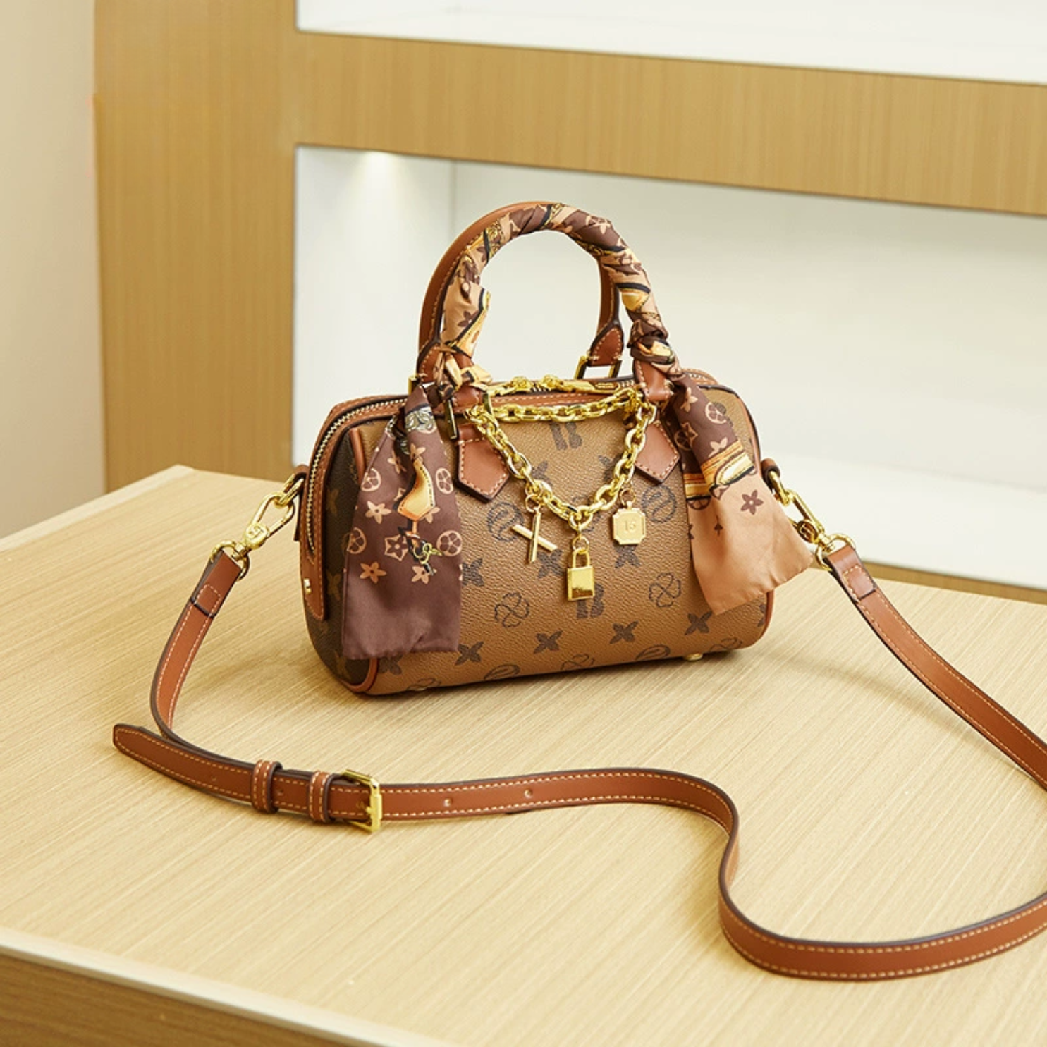 Bolsa Feminina Couro Genuíno Nantes