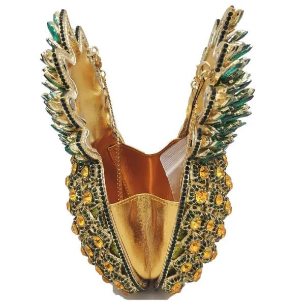 Clutch Luxo Cristal Abacaxi