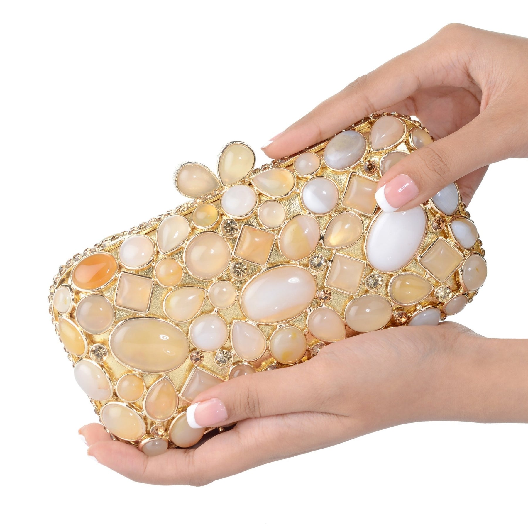Clutch Luz Bege Tabatha