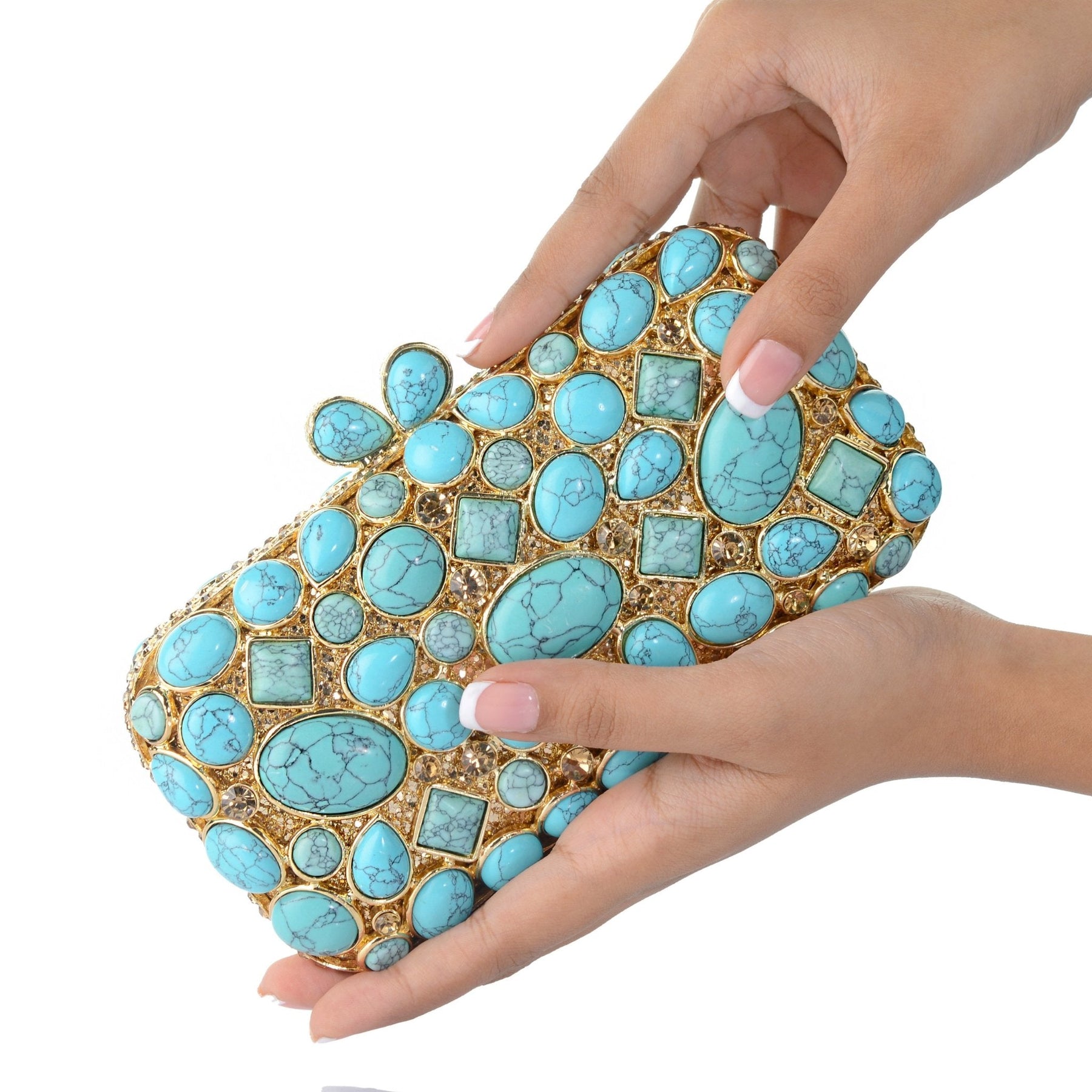 Clutch Sarasvati Turquoise