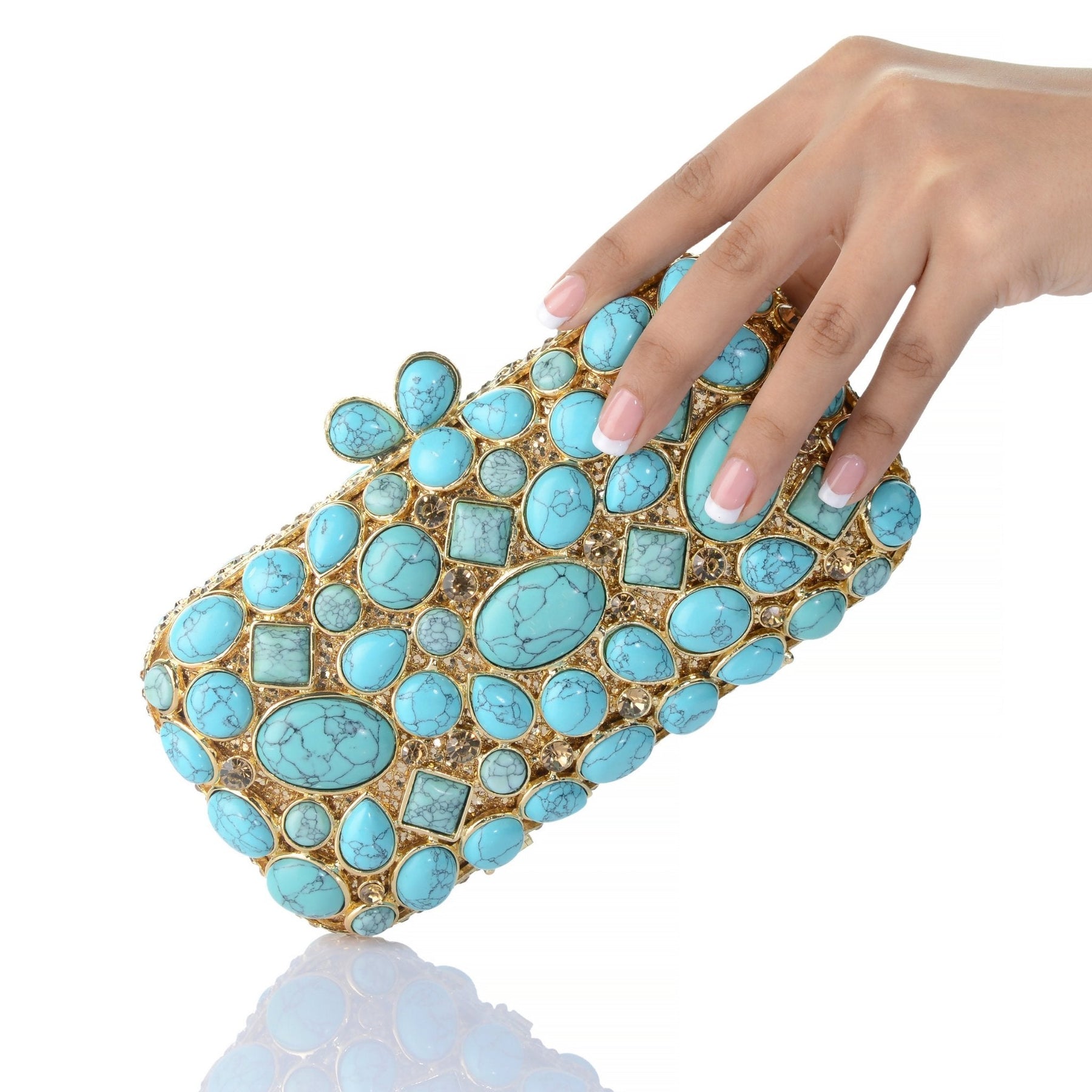 Clutch Sarasvati Turquoise