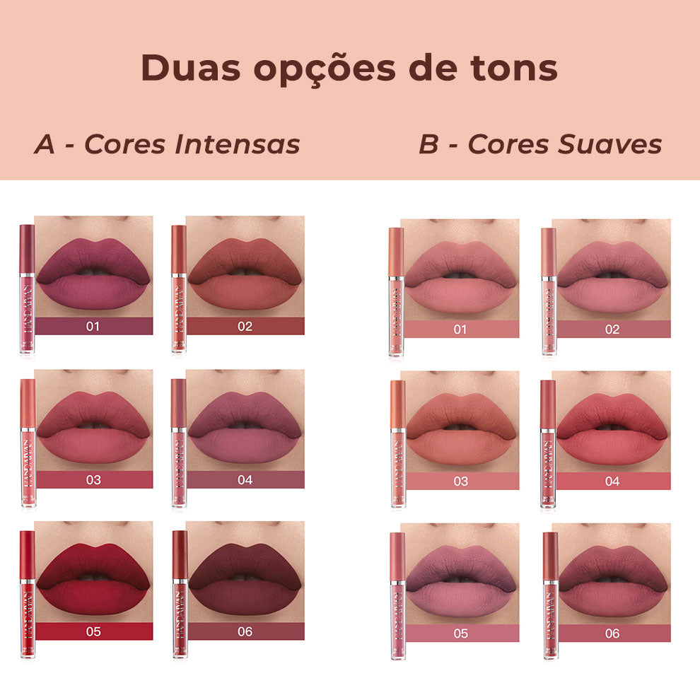 Kit 6 Batons Beauty Handaiyan - Longa Duração