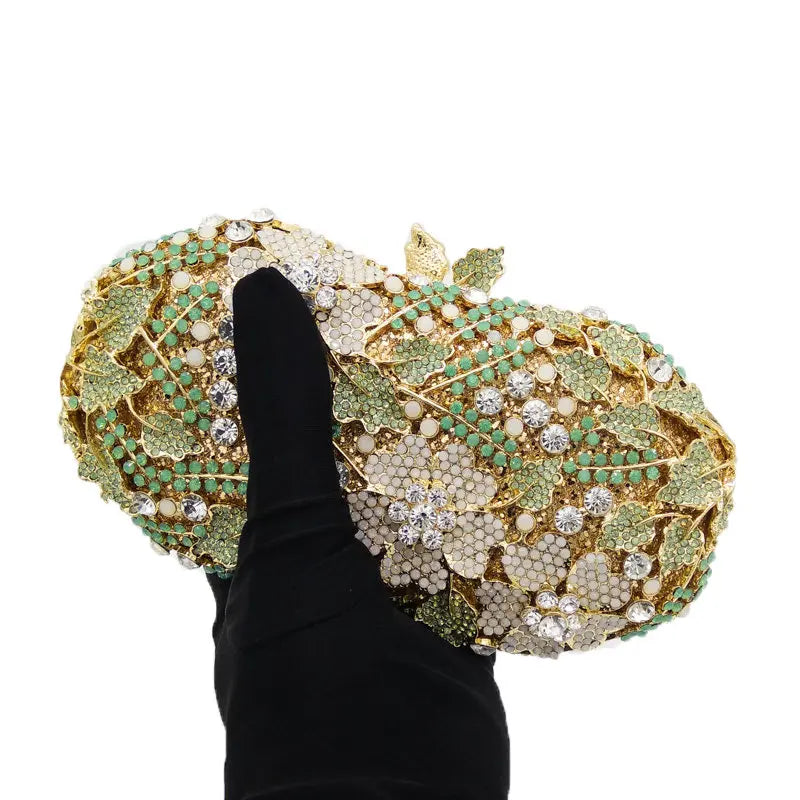 Clutch Cristal Verde Veneza