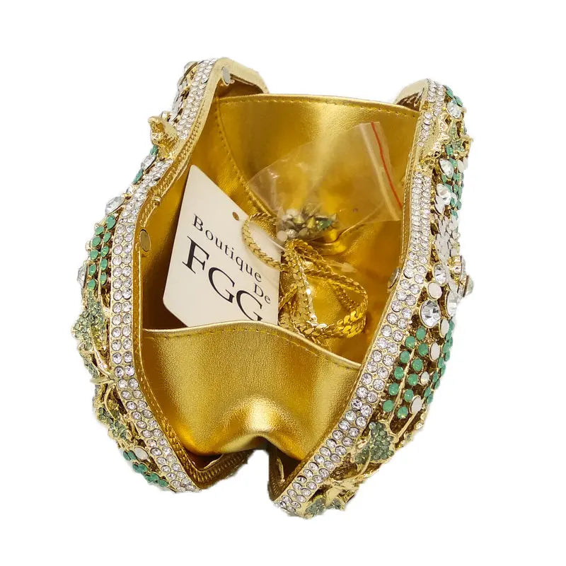 Clutch Cristal Verde Veneza