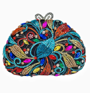 Clutch Flor Cristais Radiant