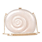 Bolsa Clutch Caracol Perla