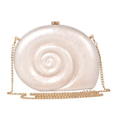 Bolsa Clutch Caracol Perla