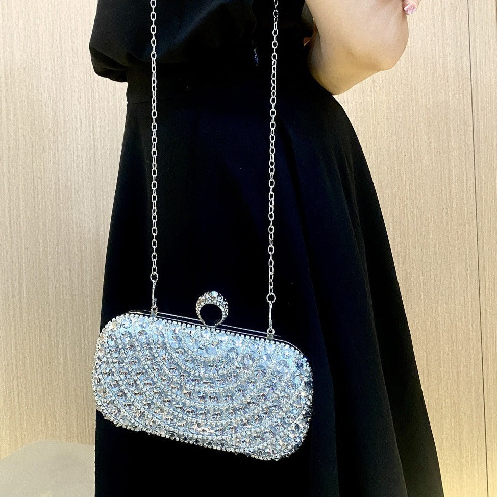 Clutch Prata Diamonds