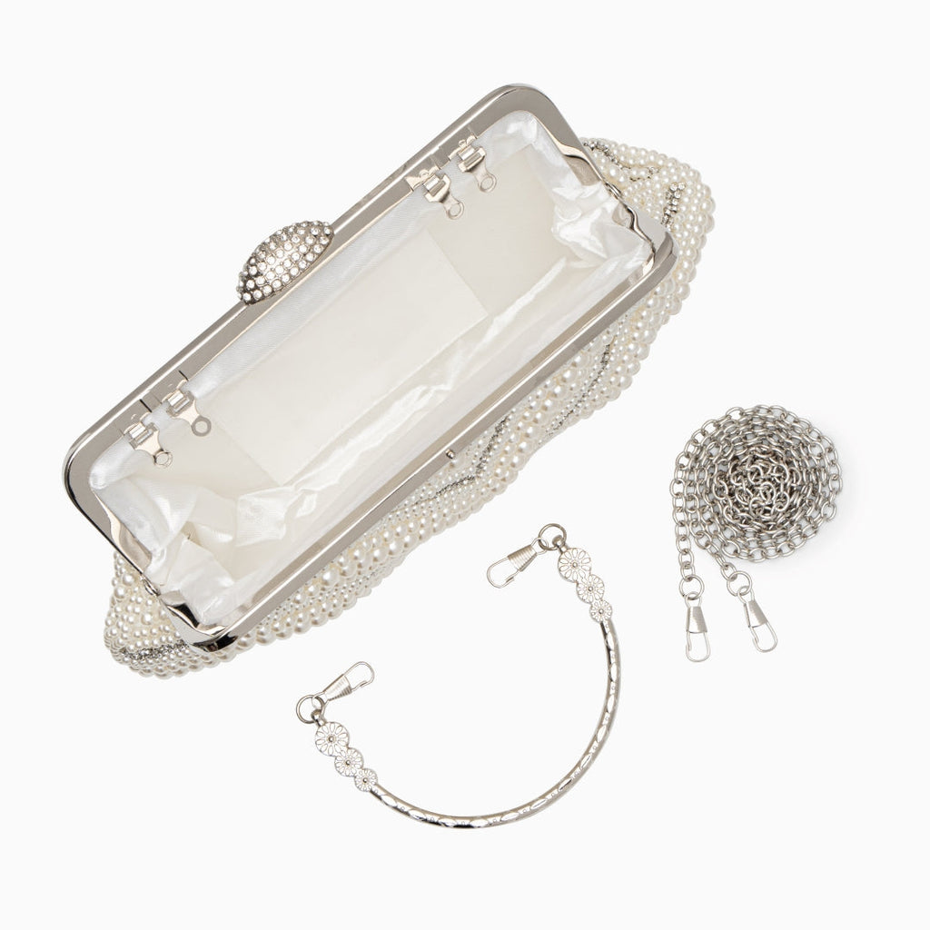 Clutch Pérola Pristine Bege