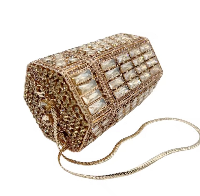 Clutch Cristal Raqué