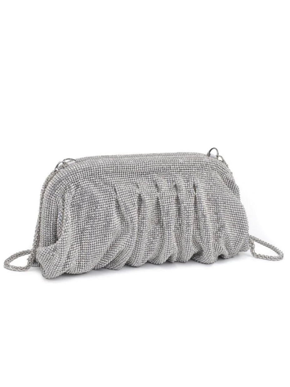 Clutch Shiny Prata Brilhante