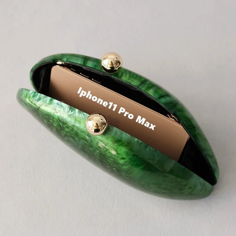 Clutch Rumena Green