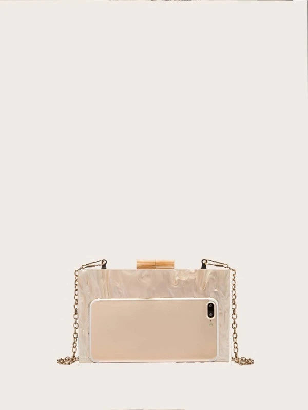 Clutch Madrepérola Nude Dalila