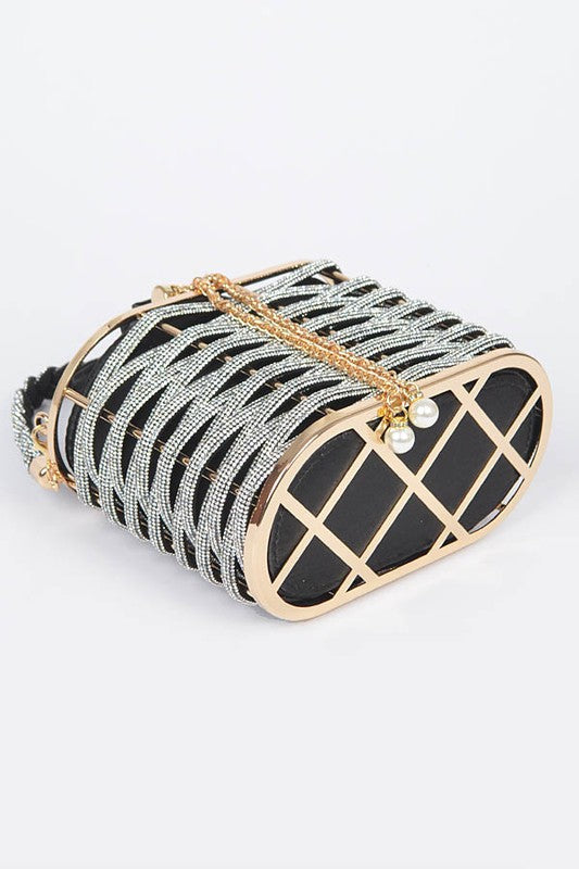 Clutch Armadillo de Strass