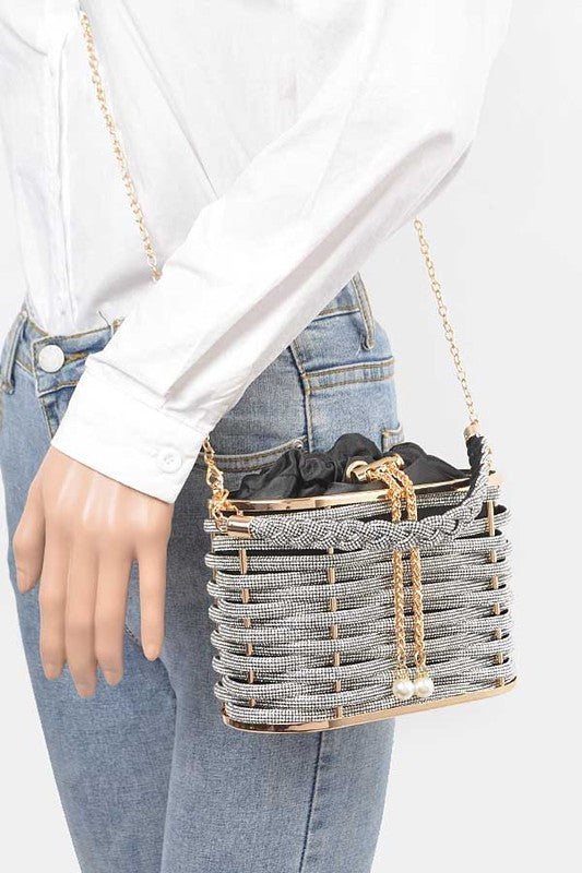 Clutch Armadillo de Strass