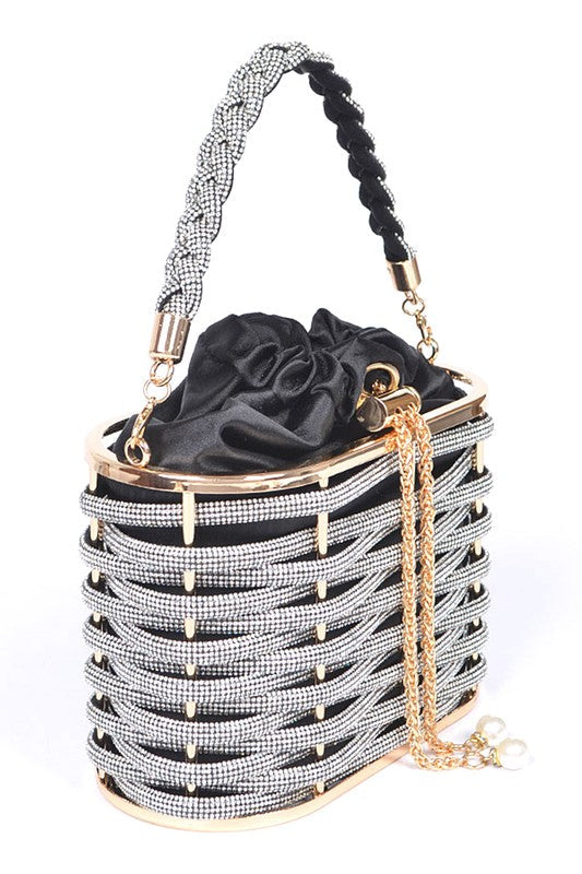 Clutch Armadillo de Strass