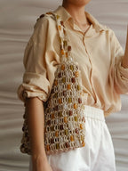 Bolsa Raffia Lopsy
